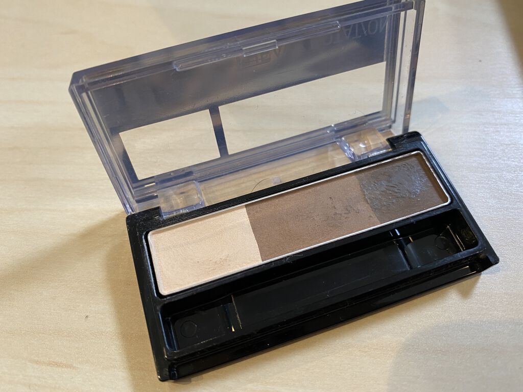 ナチュラルパウダーアイブロウ ナチュラルブラウン/ヘビーローテーション/パウダーアイブロウを使ったクチコミ（1枚目）