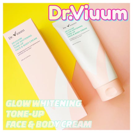 GLOW WHITENING TONE-UP FACE & BODY CREAM/Dr.Viuum/フェイスクリームを使ったクチコミ(1枚目)