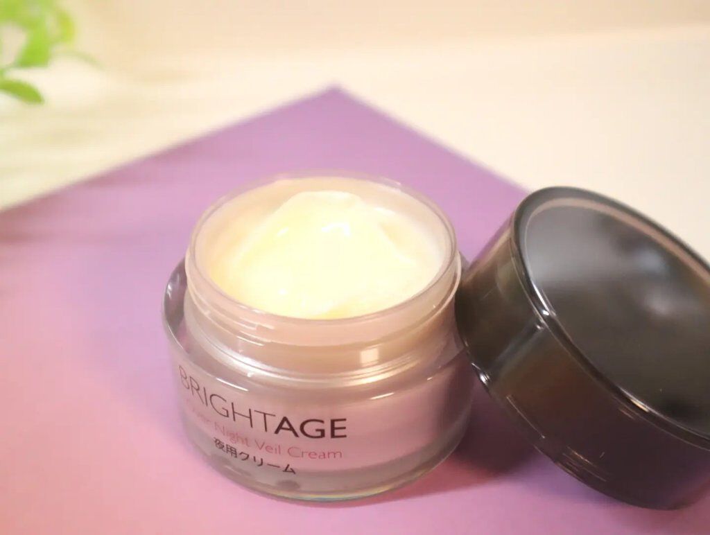 オーバーナイト ヴェールクリーム/BRIGHTAGE/フェイスクリームを使ったクチコミ（2枚目）