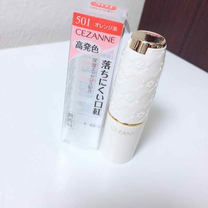 ラスティング リップカラーN/CEZANNE/口紅を使ったクチコミ(1枚目)