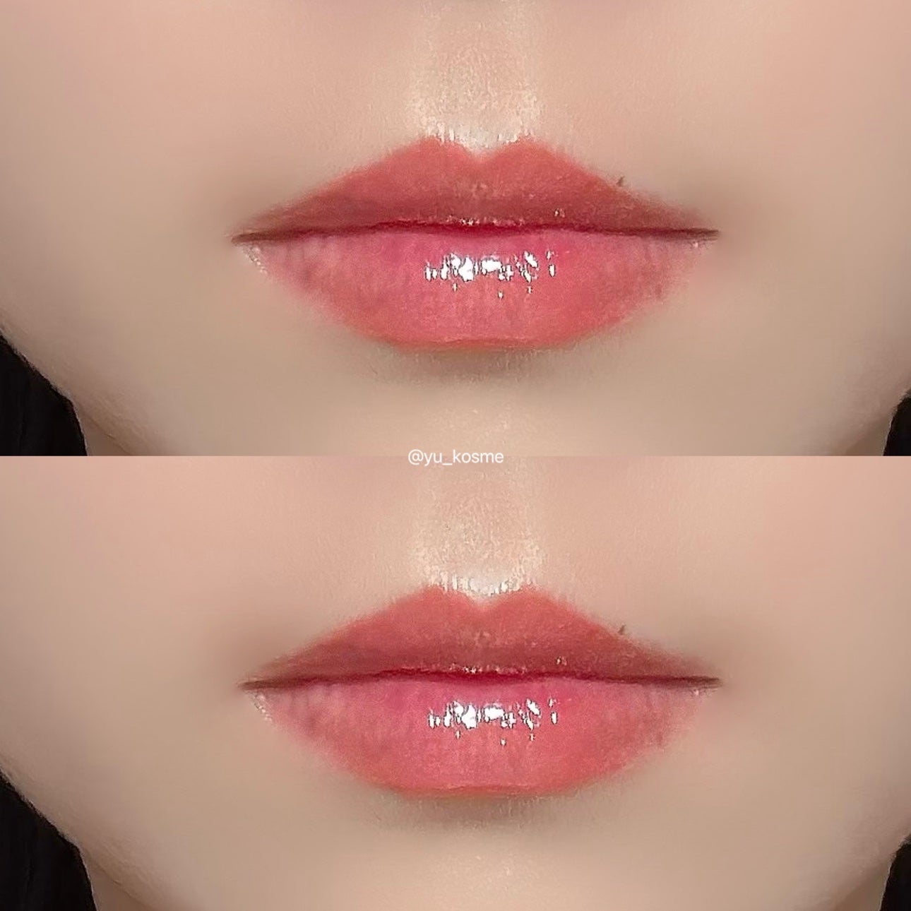 グラスティングカラーグロス/rom&nd/リップグロスを使ったクチコミ(3枚目)