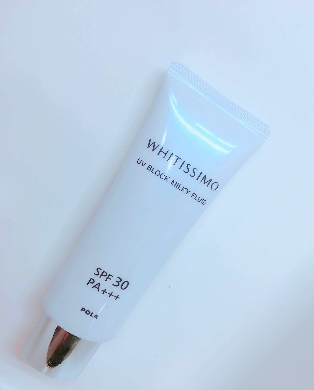 UVブロック ミルキーフルイド/ホワイティシモ/日焼け止めクリームを使ったクチコミ（1枚目）