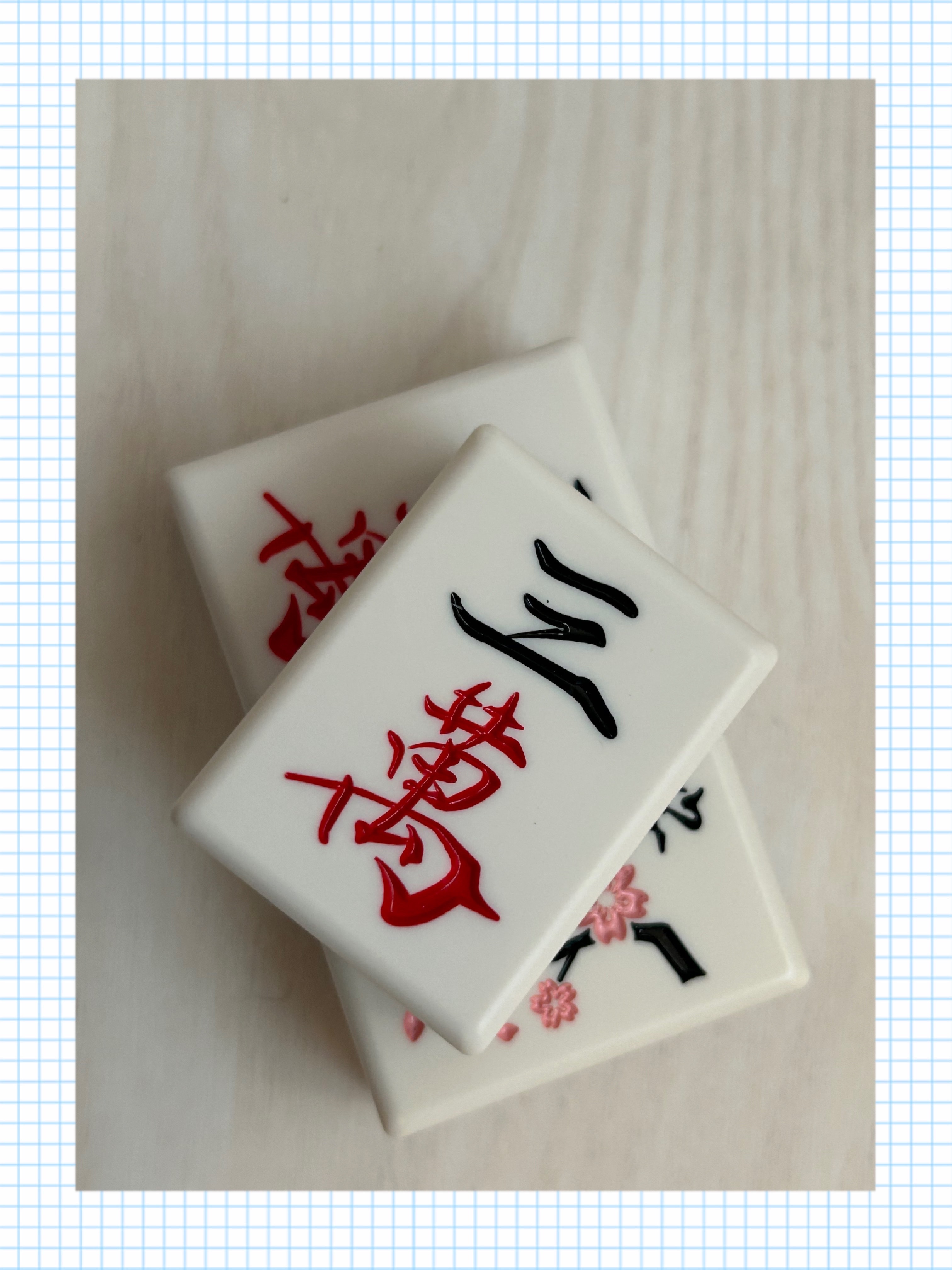 麻雀アイシャドウ 三萬【サンワン】ピンクシャンパーニュ/和粧/単色アイシャドウを使ったクチコミ（1枚目）