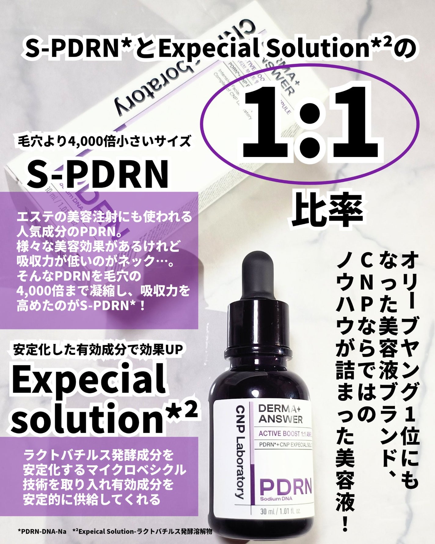 ダーマアンサー PDRN アクティブブースト1:1アンプル/CNP Laboratory/美容液を使ったクチコミ(2枚目)