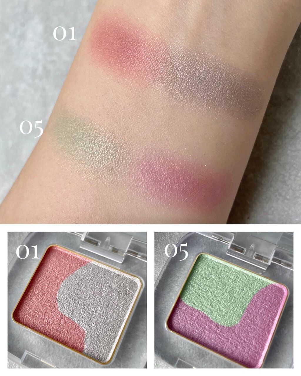 ペタル フロート アイシャドウ/to/one/アイシャドウパレットを使ったクチコミ(3枚目)