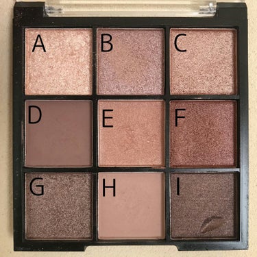 UR GLAM　BLOOMING EYE COLOR PALETTE/U R GLAM/アイシャドウパレットを使ったクチコミ（3枚目）