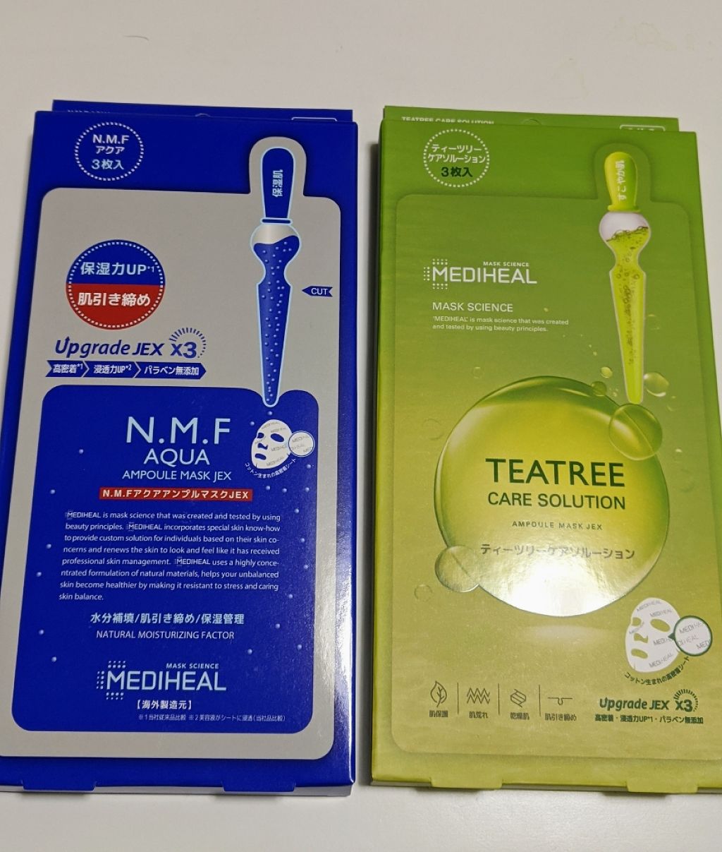 N.M.FアクアアンプルマスクJEX/MEDIHEAL/シートマスク・パックを使ったクチコミ(1枚目)
