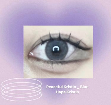 Peaceful Kristen/Hapa kristin/カラーコンタクトレンズを使ったクチコミ（1枚目）