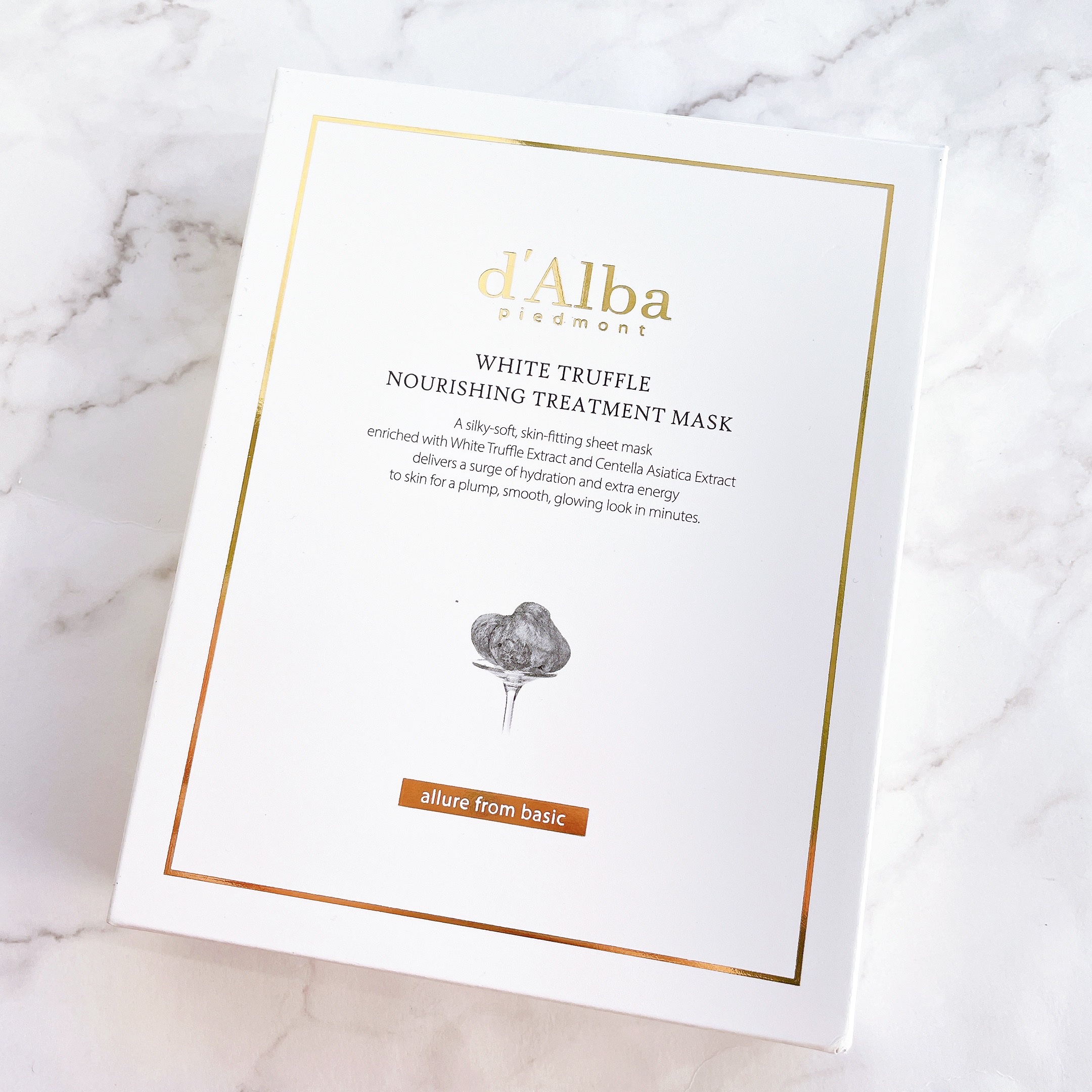 ホワイトトリュフナリシングトリートメントマスク/ダルバ/シートマスク・パックを使ったクチコミ（2枚目）