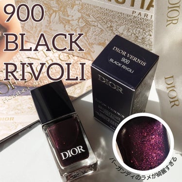 限定色🖤

Dior
　ディオール ヴェルニ
　>> 900  ブラック リヴォリ

11月3日 全国発売🆕
クリスマスコレクション2023の限定色🎄

さっそく使ってみたのでレビュー✍

一昨日の夜に