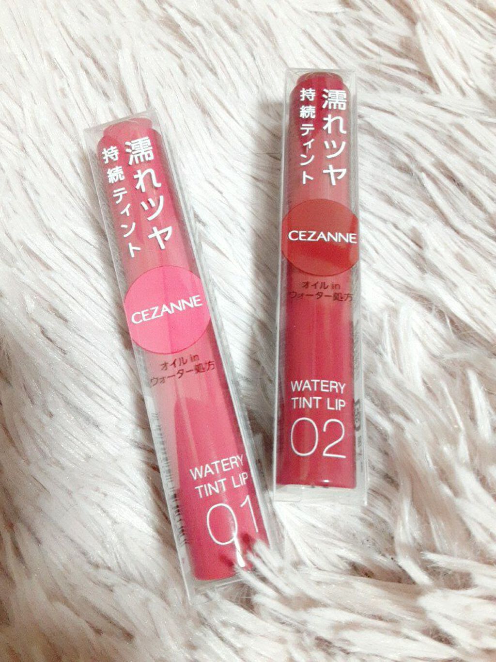 ウォータリーティントリップ/CEZANNE/リップティントを使ったクチコミ（1枚目）