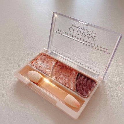 トーンアップアイシャドウ/CEZANNE/アイシャドウパレットを使ったクチコミ(2枚目)