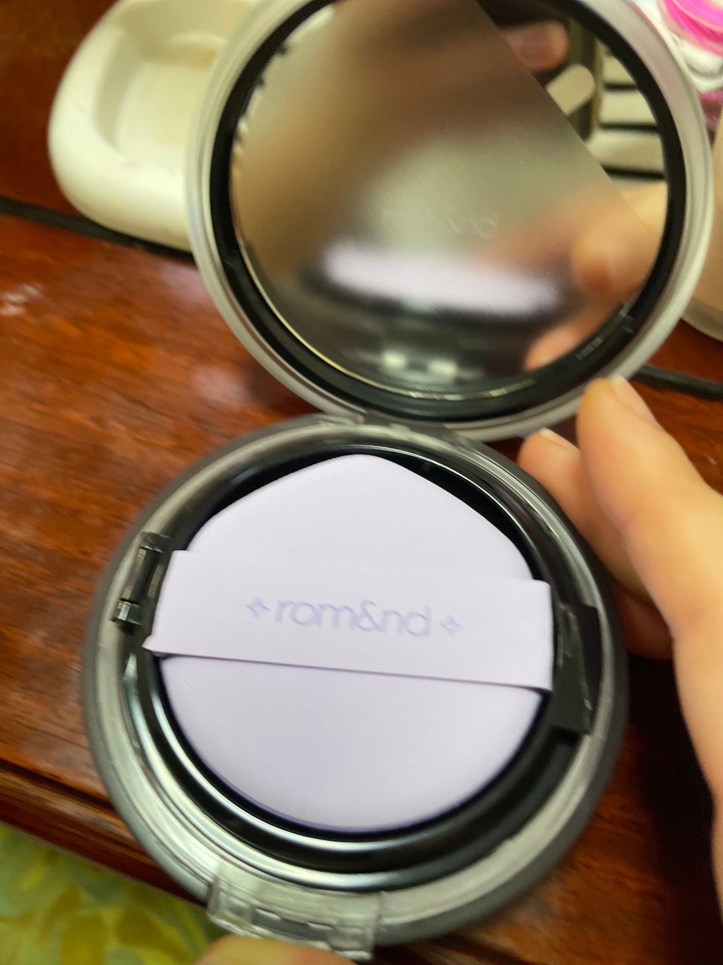 ベアウォータークッション/rom&nd/クッションファンデーションを使ったクチコミ(4枚目)