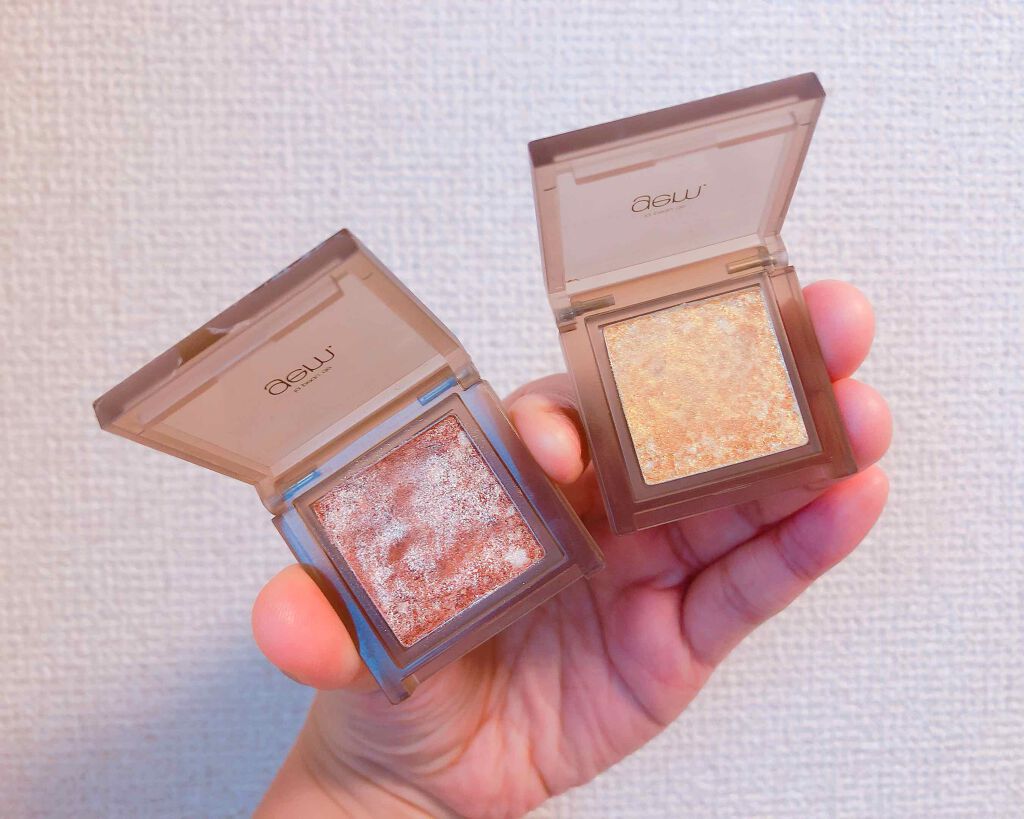 single eye color se-06 イエロー/la peau de gem./単色アイシャドウを使ったクチコミ（3枚目）