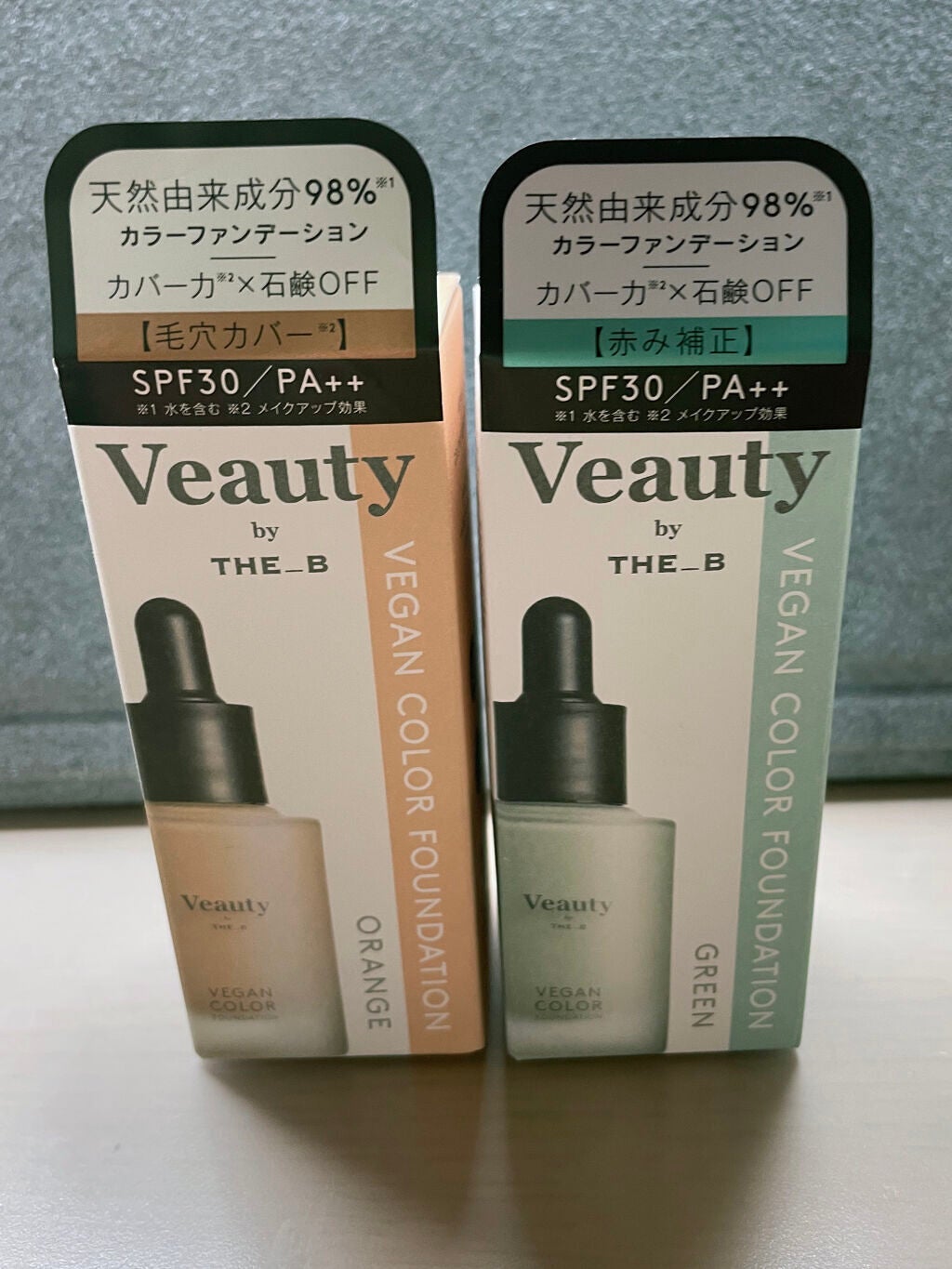 ヴィーガン カラーファンデーション/Veauty by THE_B/リキッドファンデーションを使ったクチコミ(1枚目)