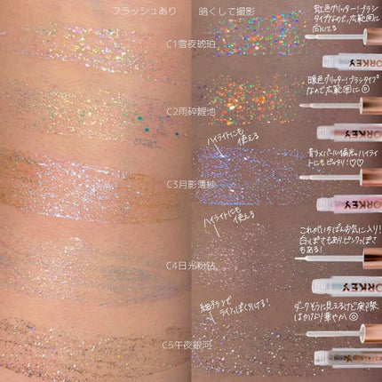 スパークリングギャラクシーリキッドアイシャドウ/COLORKEY/リキッドアイシャドウを使ったクチコミ(4枚目)