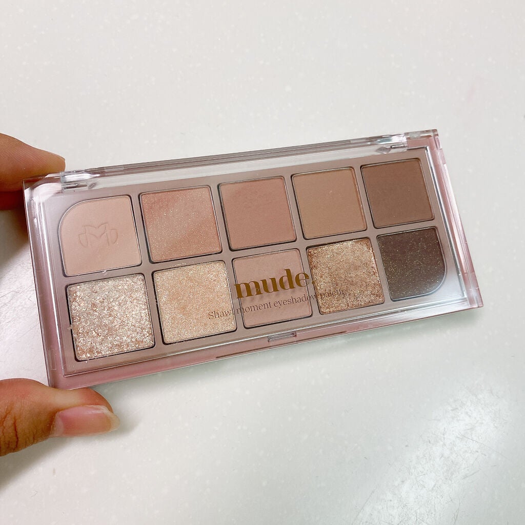 MDショールモーメント アイシャドウパレット/mude/アイシャドウパレットを使ったクチコミ(2枚目)