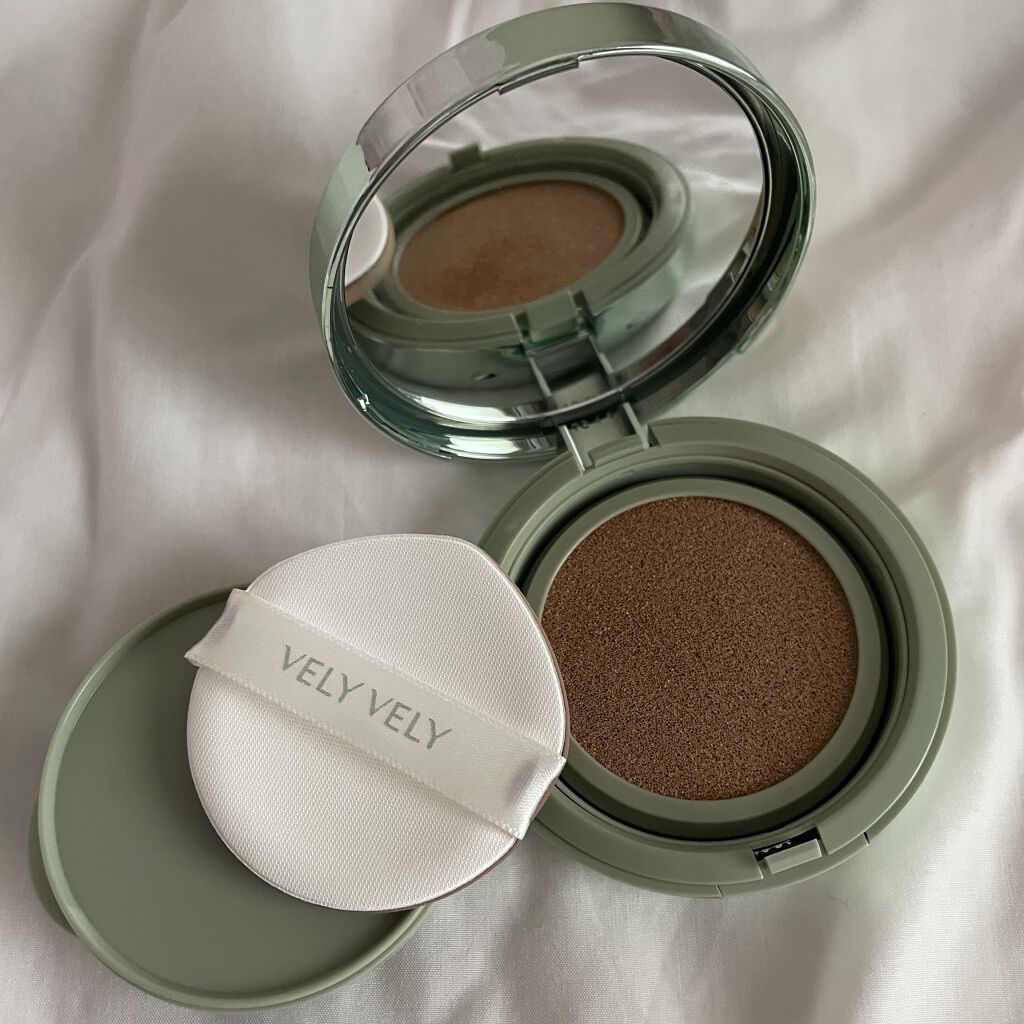 ダーマグッドグリーンクッション 23号/VELY VELY/クッションファンデーションを使ったクチコミ（2枚目）