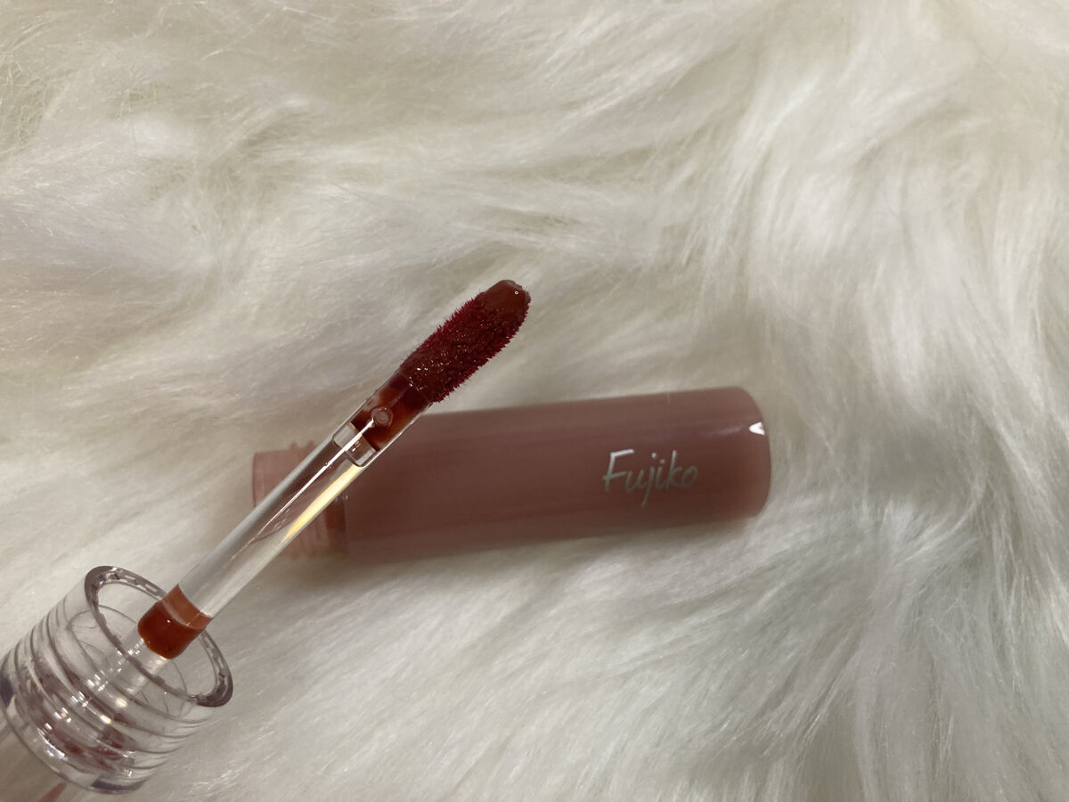 ニュアンスラップティント 03 珊瑚ブラウン/Fujiko/リップティントを使ったクチコミ（2枚目）