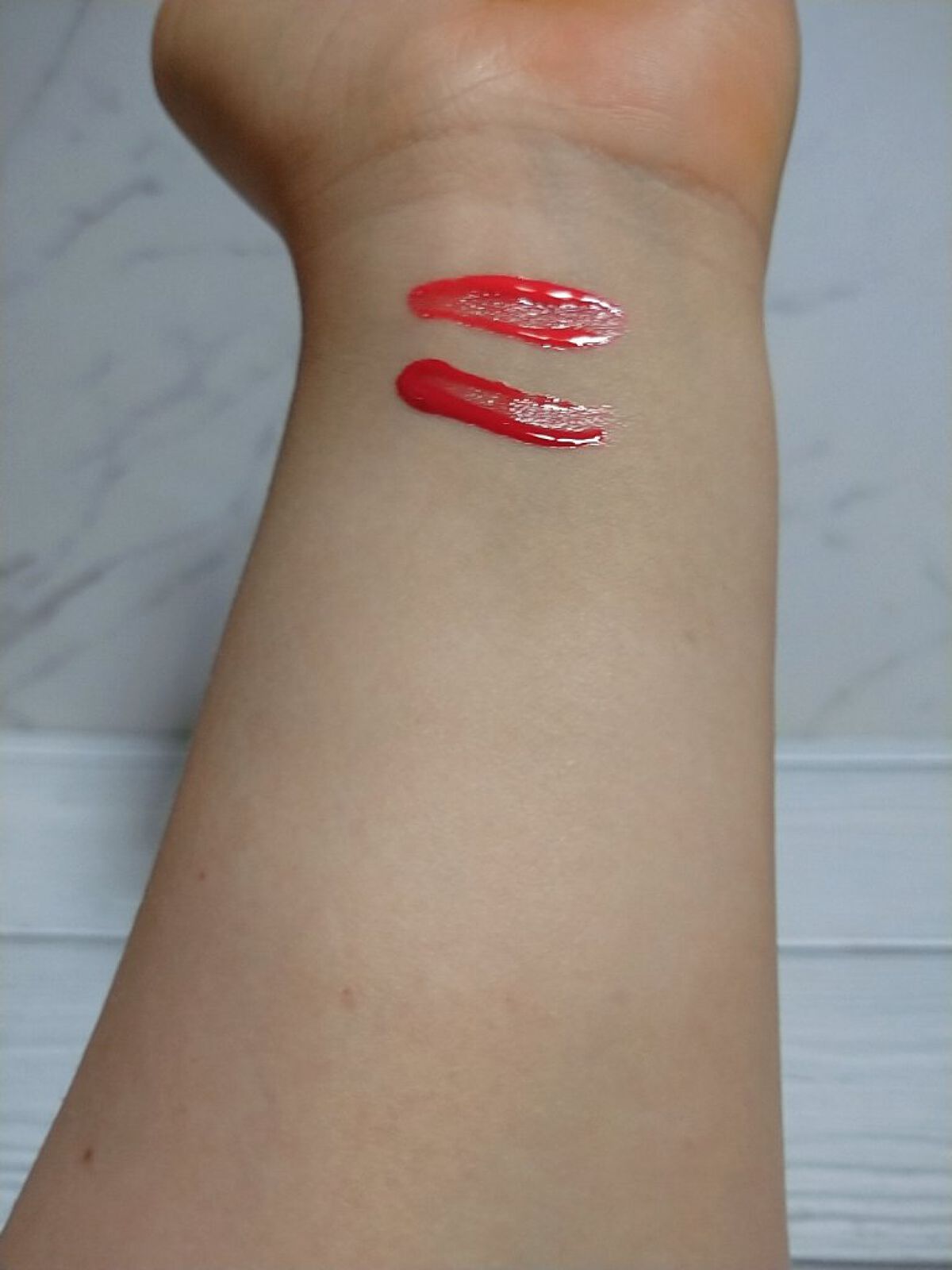 ジューシーデュイティント/dasique/リップティントを使ったクチコミ（2枚目）