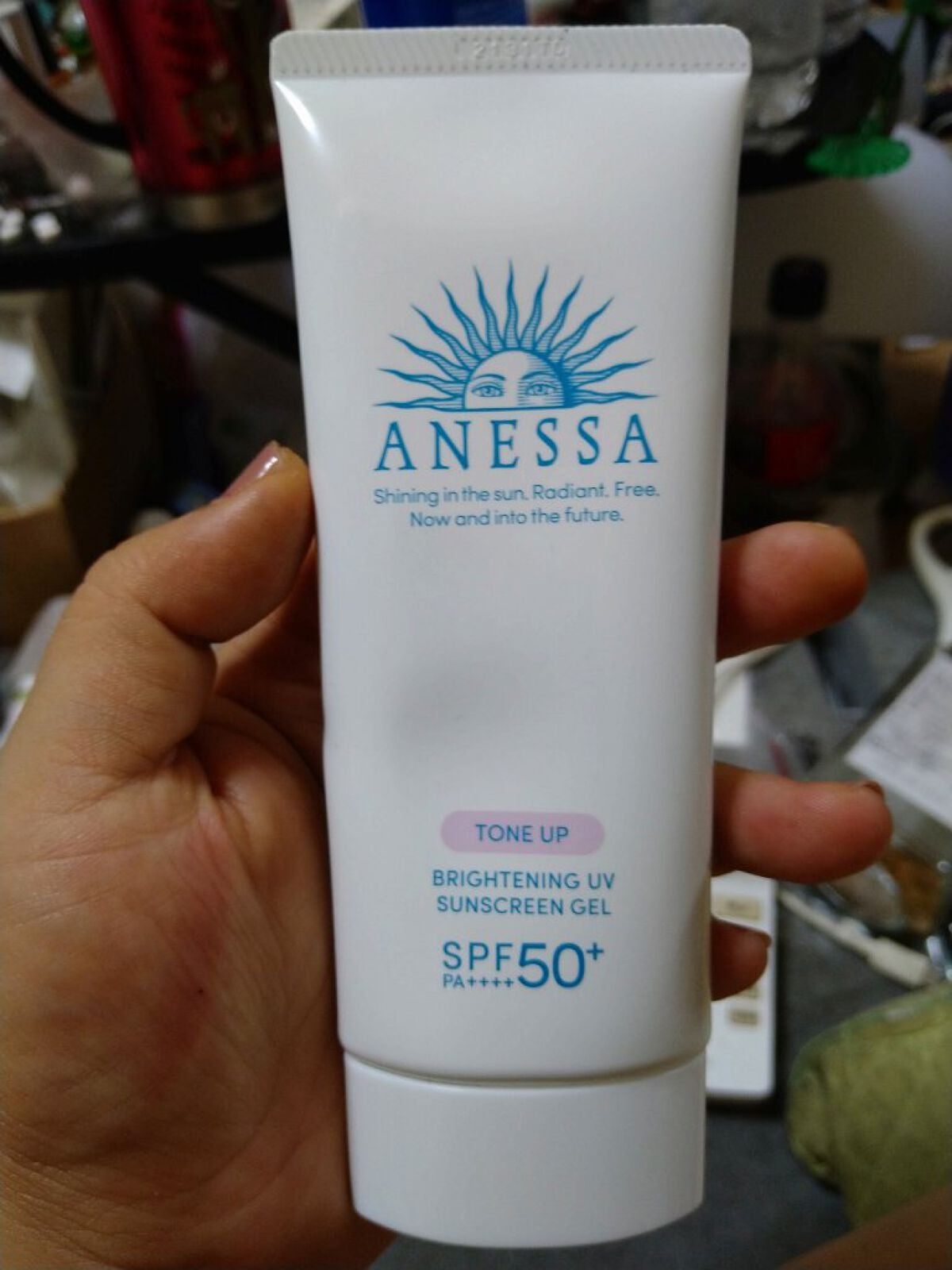 malia on LIPS 「はじめてのアネッサ🤗😍🙌うれしいな♪ アネッサ ブライトニング..」(1枚目)