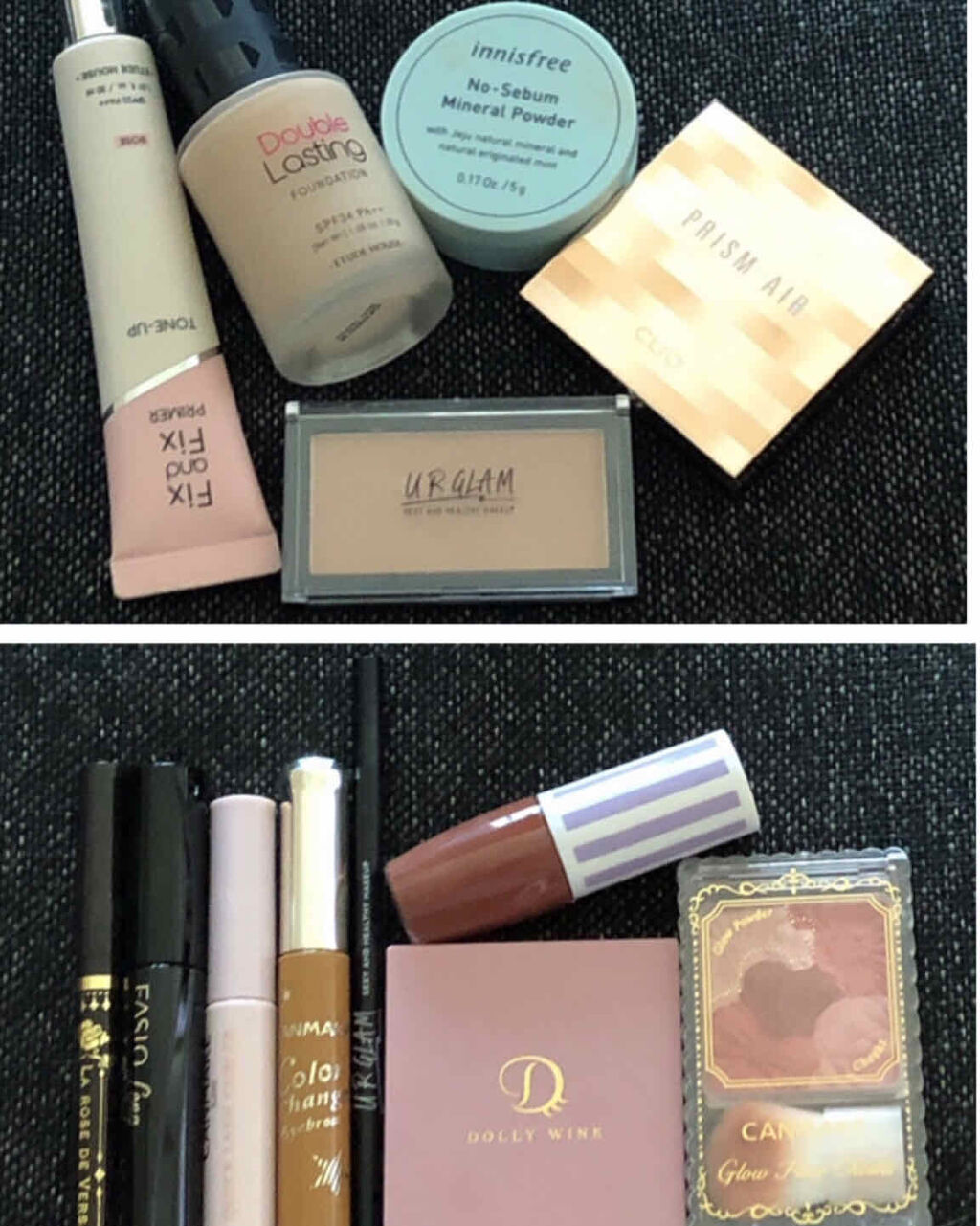 カスタムシャドウ 08 アンバーローズ/ドーリーウインク/単色アイシャドウを使ったクチコミ（1枚目）