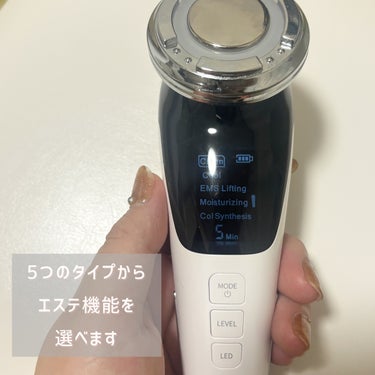 ANLAN 温冷美顔器のクチコミ「

ANLAN
温冷美顔器の紹介です♪̊̈♪̆̈



まずは商品の特徴からです。

5つの嬉.....」（3枚目）