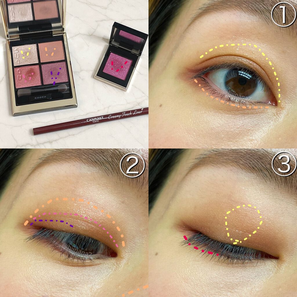 クリーミータッチライナー/キャンメイク/ジェルアイライナーを使ったクチコミ（3枚目）