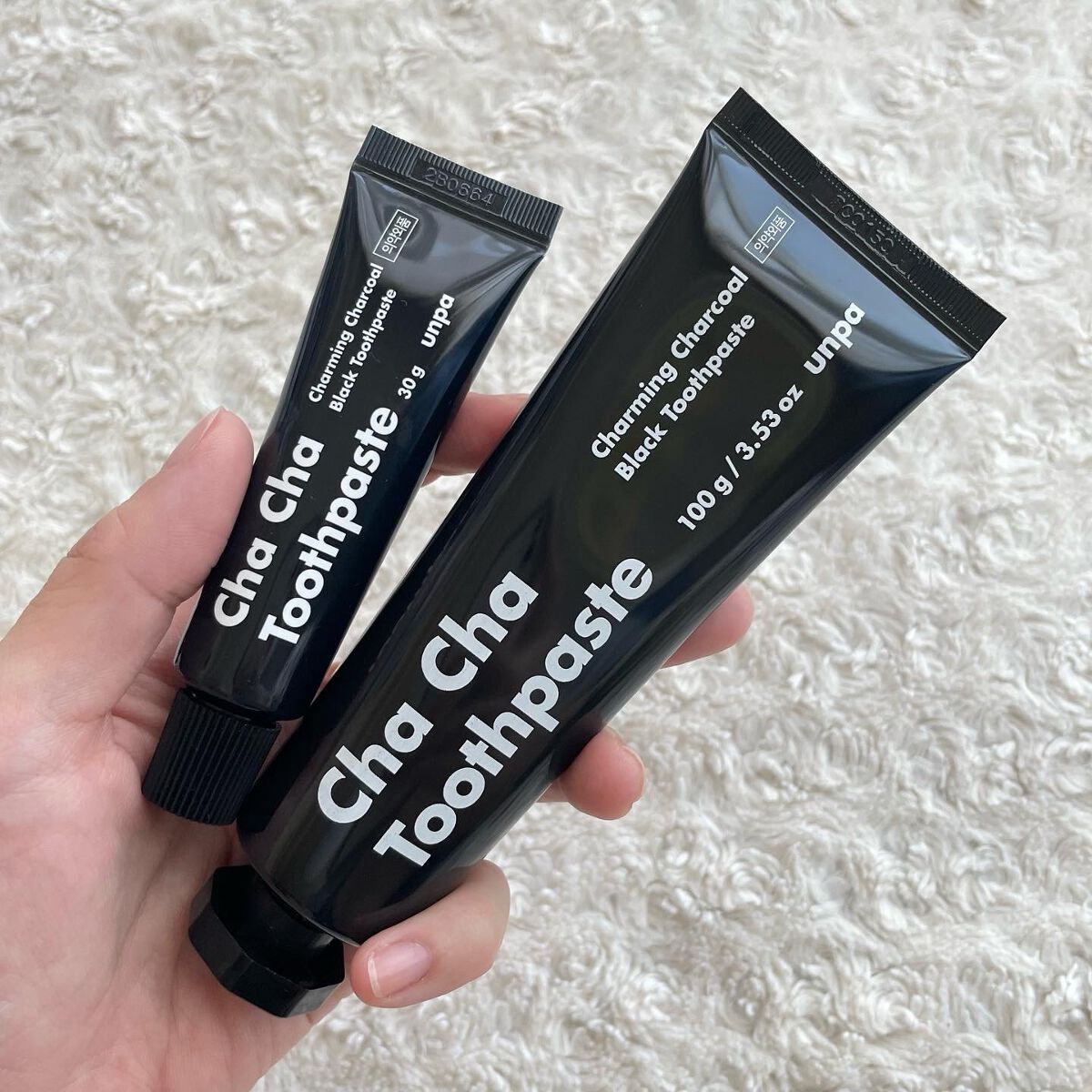 Cha Cha Charcoal Black Toothpaste/chacha/歯磨き粉を使ったクチコミ（3枚目）