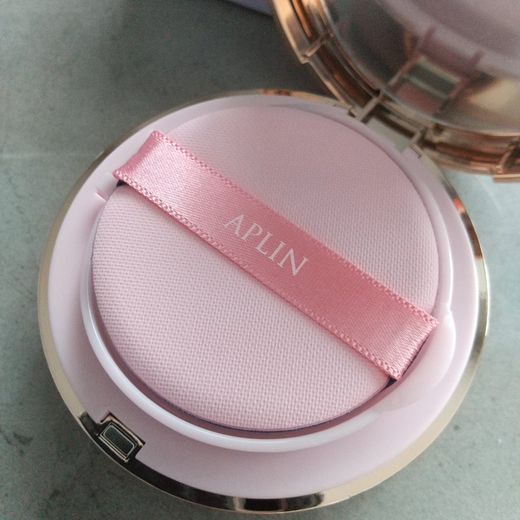 ピンクティーツリーカバーアップグロウクッション/APLIN/クッションファンデーションを使ったクチコミ（2枚目）