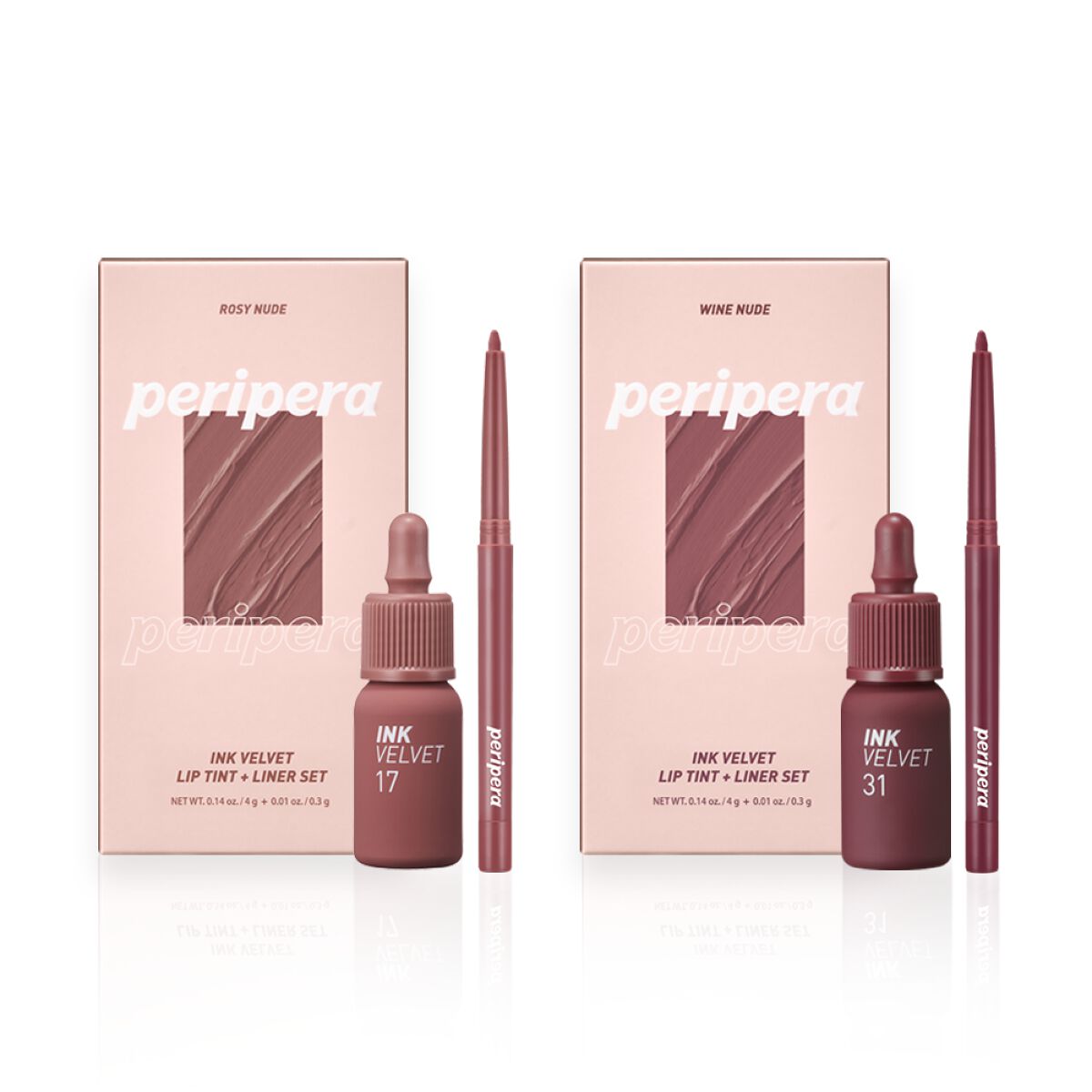 PERIPERA  インク ベルベット ＋ リップ ライナー セット