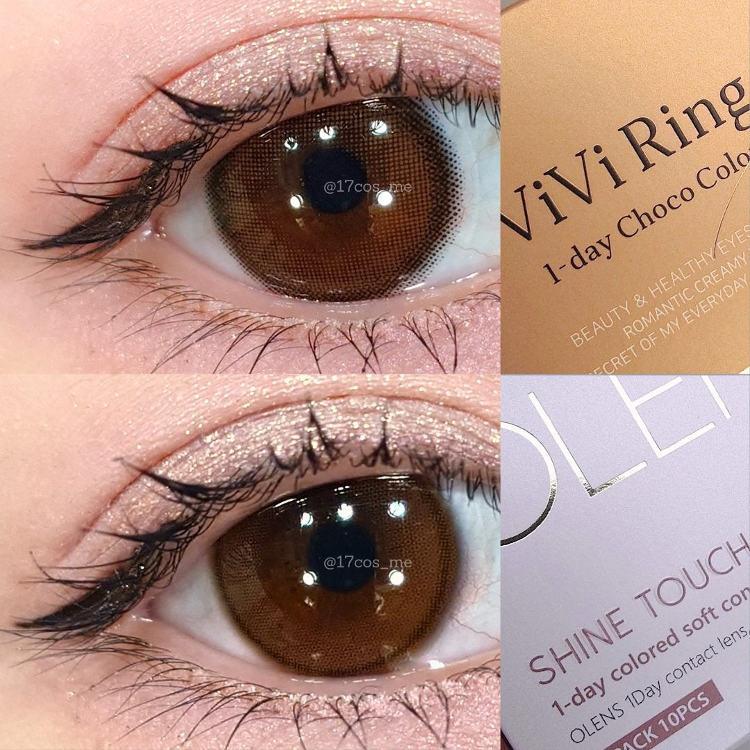 ViVi Ring 1day/OLENS/ワンデー(1DAY)カラコンを使ったクチコミ(5枚目)