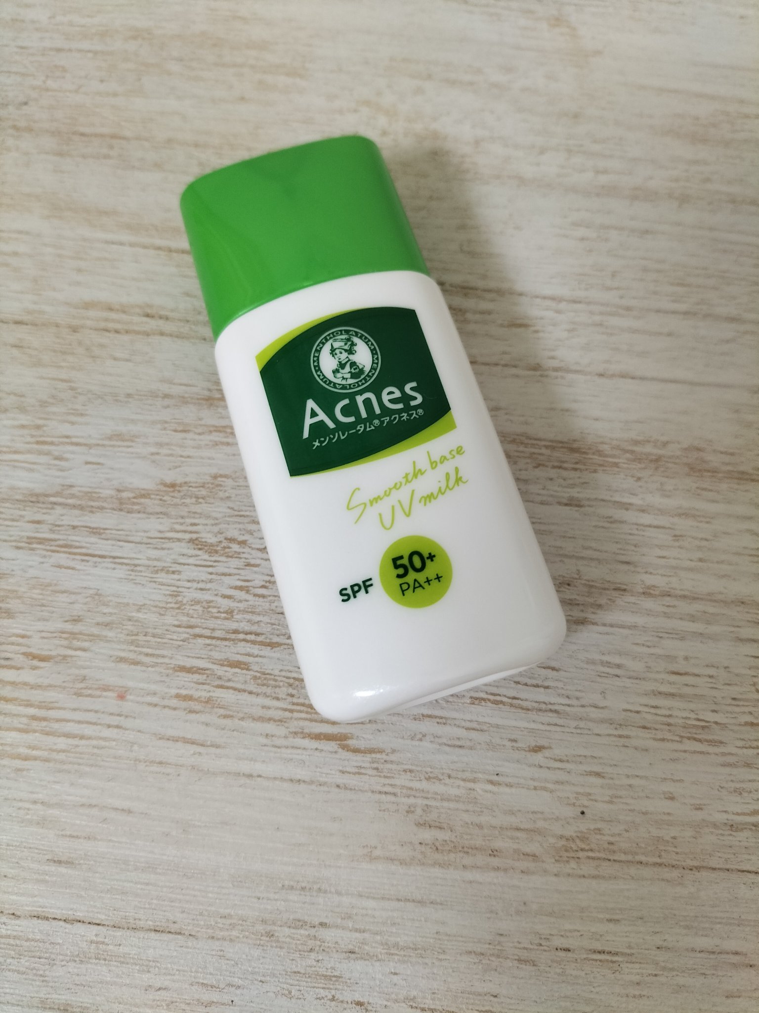 薬用スムースベースUVミルク/メンソレータム アクネス/化粧下地を使ったクチコミ（1枚目）
