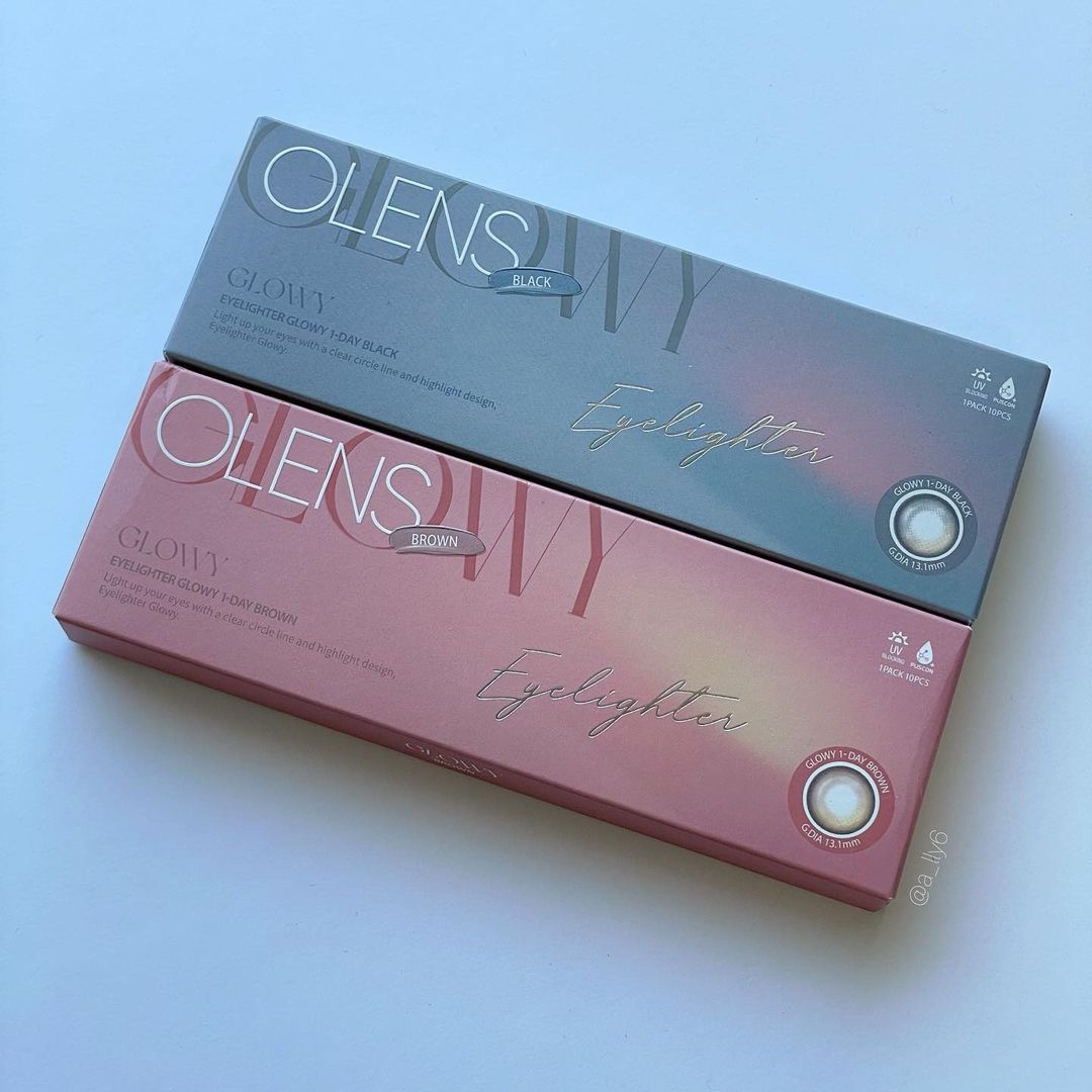 Glowy 1day/OLENS/ワンデー（１DAY）カラコンを使ったクチコミ（2枚目）