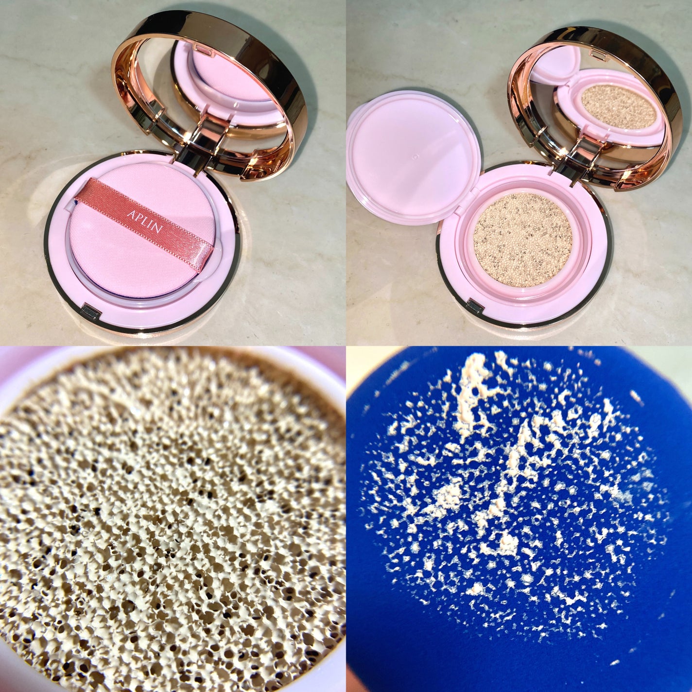 ピンクティーツリーカバープライマークッション/APLIN/クッションファンデーションを使ったクチコミ(3枚目)