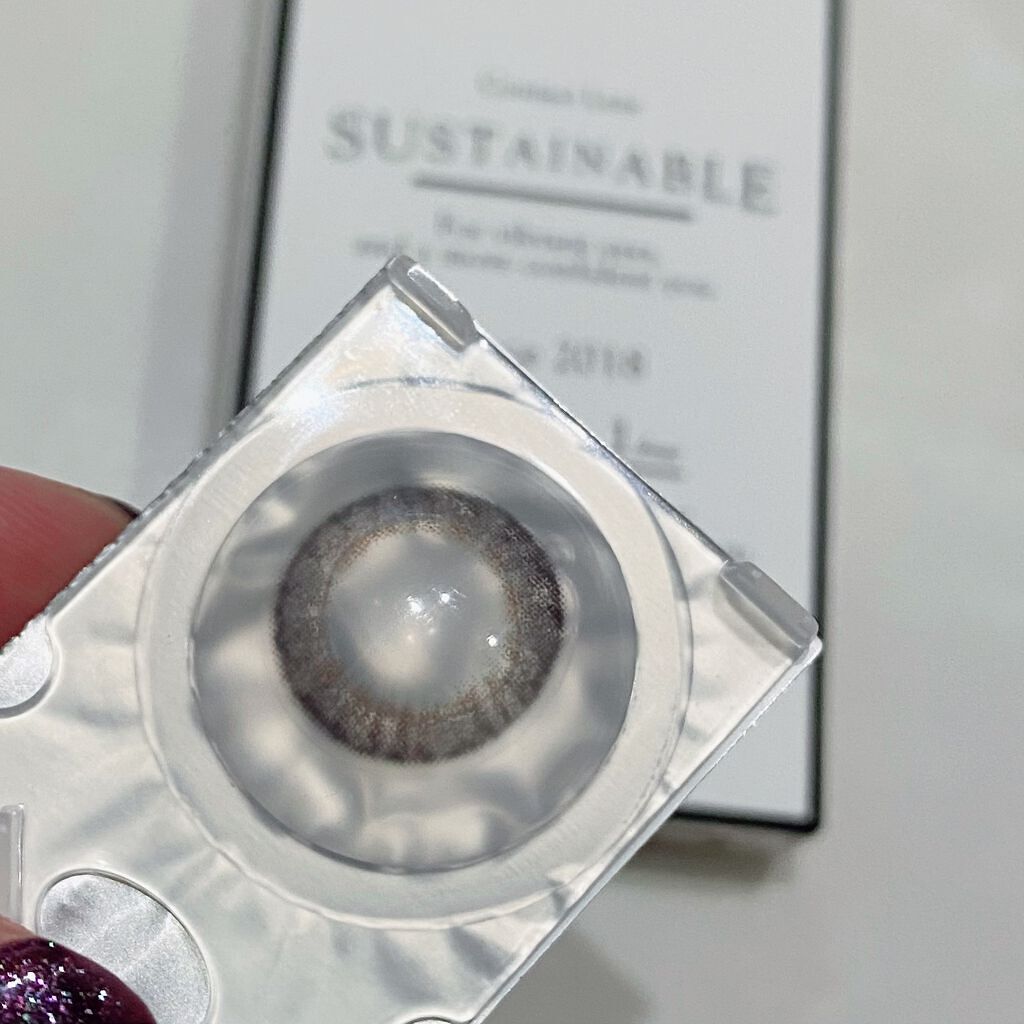 SUSTAINABLE 1month color サステイナブル ワンマンス カラー/SUSTAINABLE/1ヶ月(1MONTH)カラコンを使ったクチコミ(1枚目)