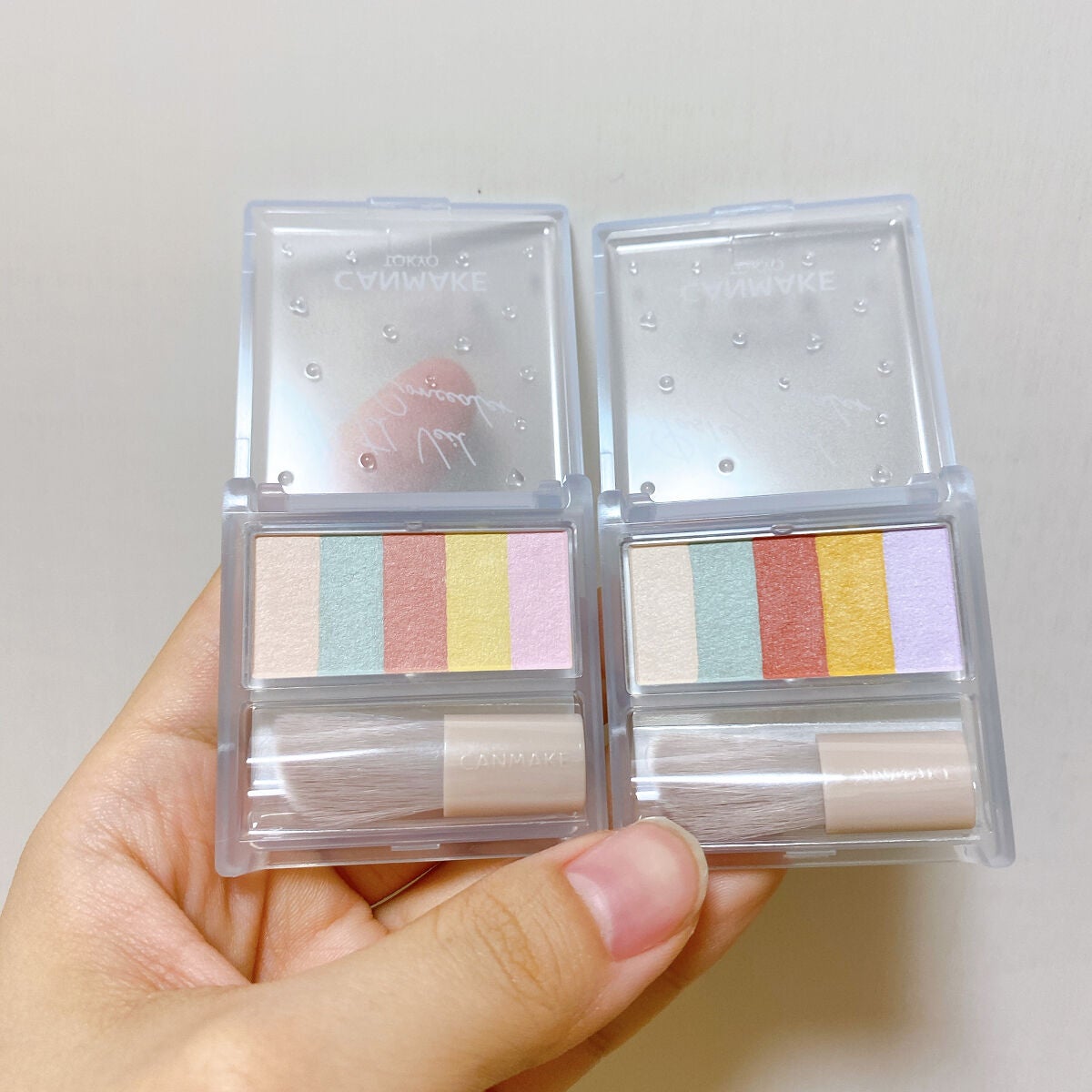 パステルヴェールコンシーラー/キャンメイク/パレットコンシーラーを使ったクチコミ(4枚目)