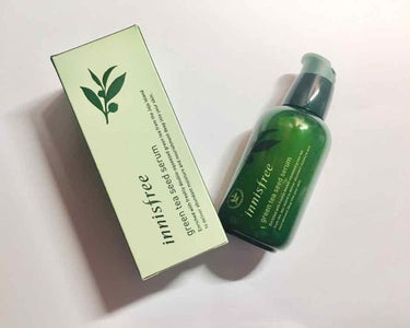 ・innisfree グリーンティーシード セラム 🌿（美容液）

ここ1週間で1番満足度の高い買い物！
買い物してる時にふらっと寄ってみた時に購入
イニスフリーって、肌に良さそうなイメージがあって、何