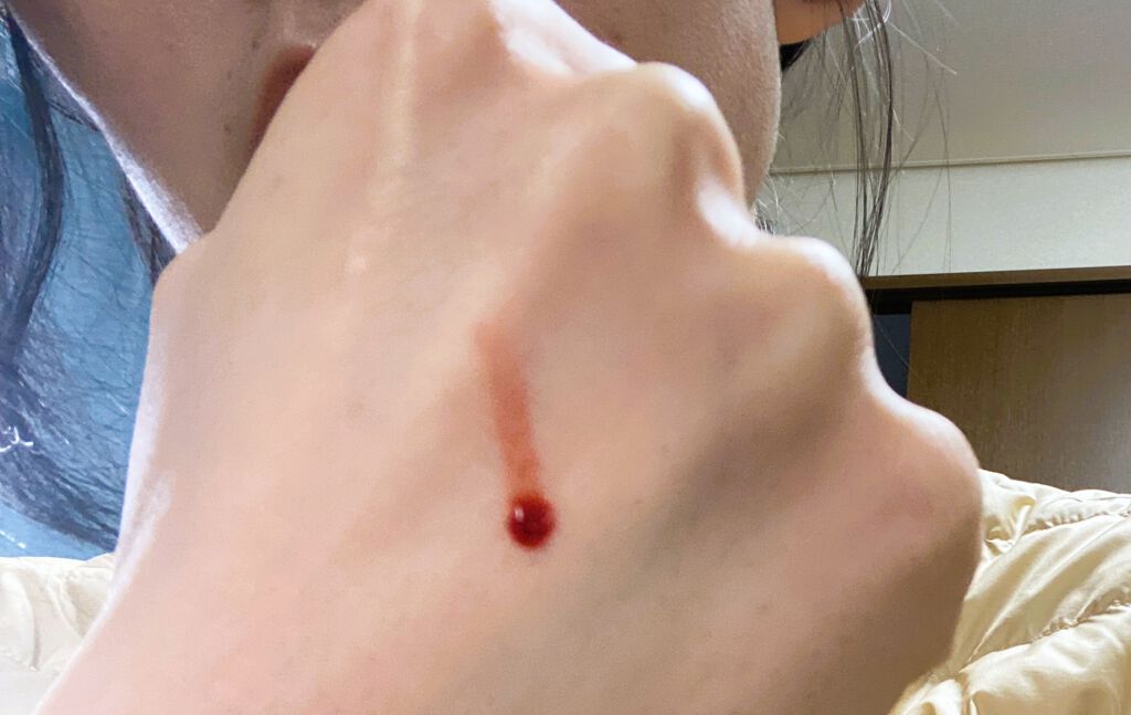 チーク ティント <ウォータリーチーク>/ADDICTION/リキッドチークを使ったクチコミ(1枚目)