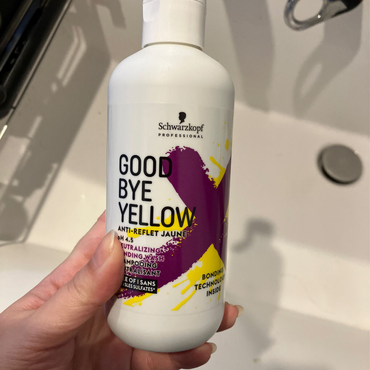 グッバイ イエロー カラーシャンプー/シュワルツコフ プロフェッショナル/市販シャンプーを使ったクチコミ（1枚目）