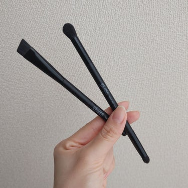 UR GLAM　DUO EYESHADOW BRUSH B（デュオアイシャドウブラシB）/U R GLAM/メイクブラシを使ったクチコミ（1枚目）