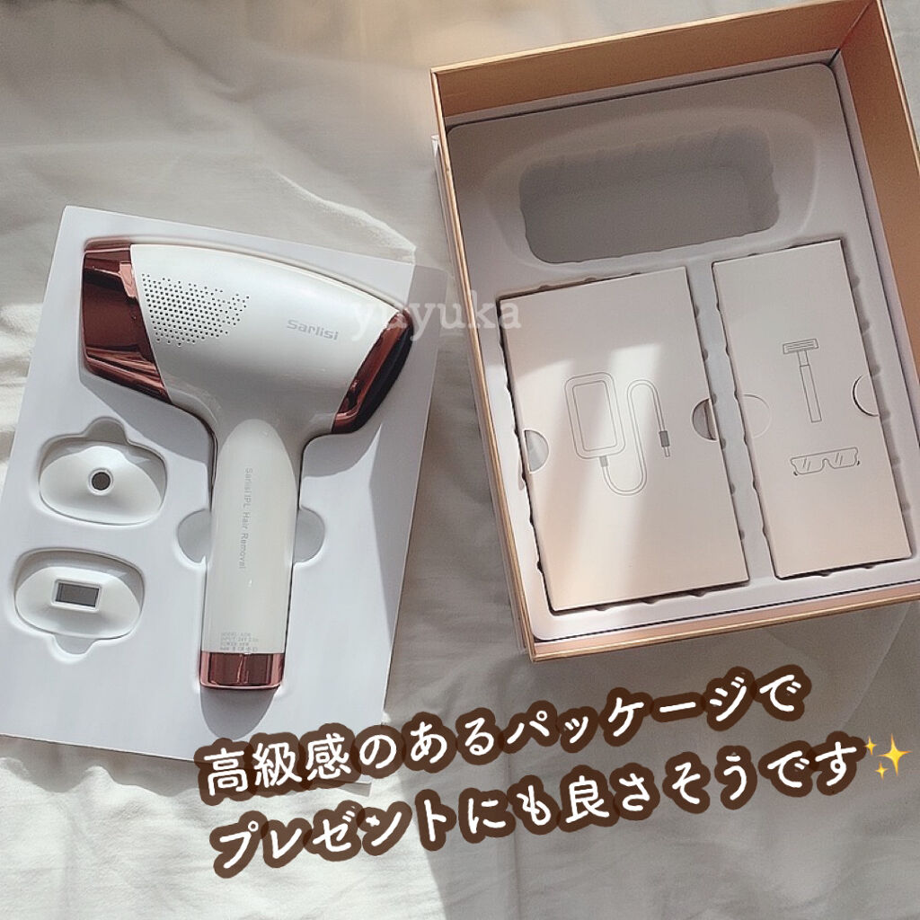 サファイア冷却 脱毛器 ムダ毛ケア/Sarlisi/家庭用脱毛器を使ったクチコミ（2枚目）