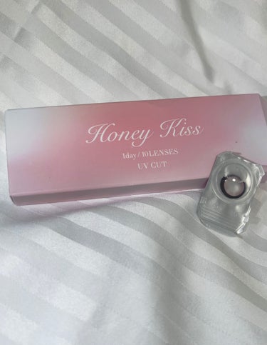 HoneyKiss 1day ちゅるんピンク/HoneyKiss/ワンデー（１DAY）カラコンを使ったクチコミ（1枚目）