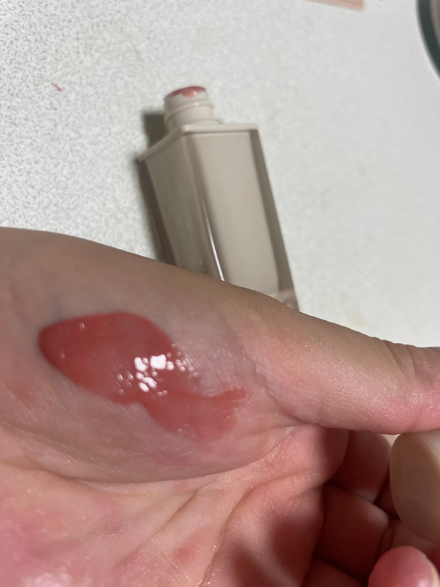 ウォータリーフィルムティント/Joocyee/リップグロスを使ったクチコミ(3枚目)