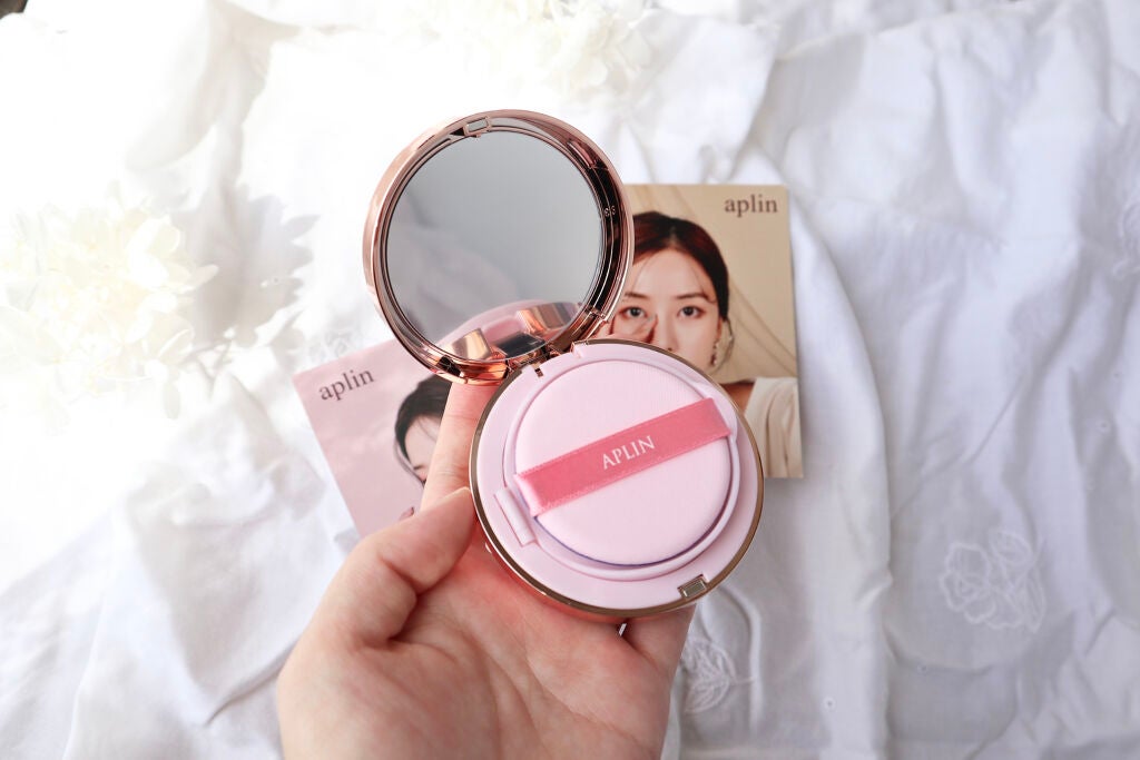 ピンクティーツリーカバークッション/APLIN/クッションファンデーションを使ったクチコミ(4枚目)