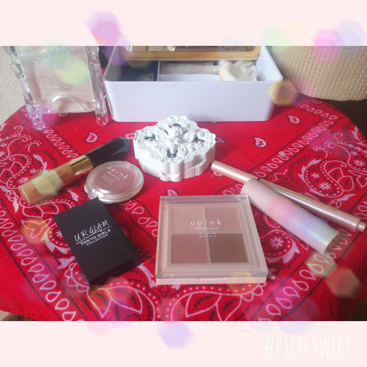 シャインオンステージアイパレット/upink/アイシャドウパレットを使ったクチコミ（2枚目）