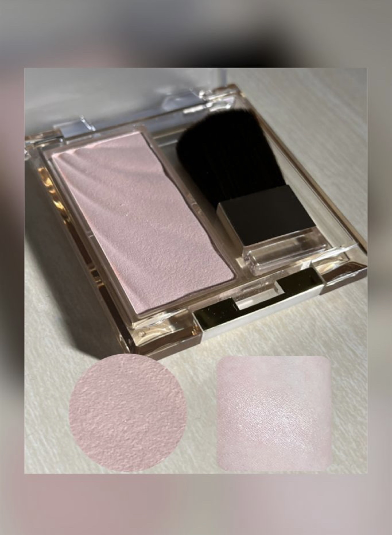 ドレープド シマーグロウ/excel/パウダーハイライトを使ったクチコミ（2枚目）