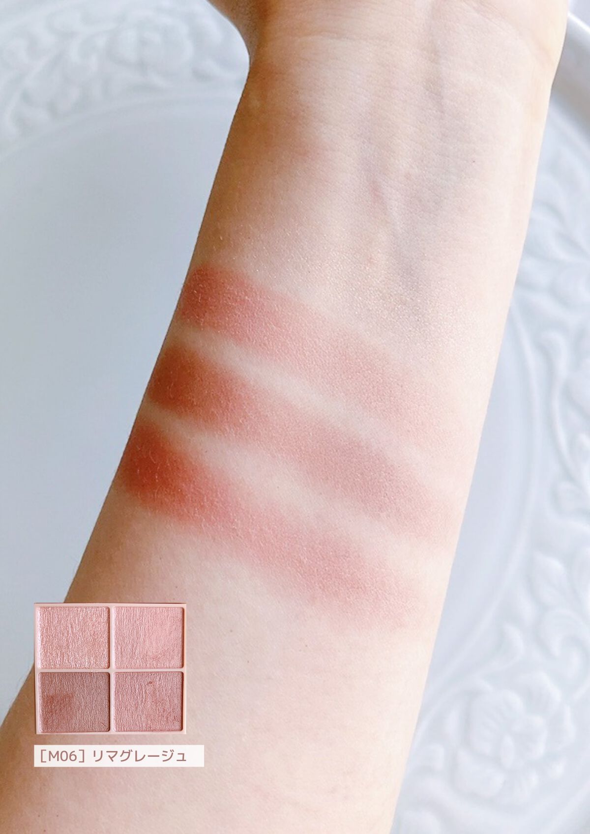 シルキースフレアイズ(マットタイプ)/キャンメイク/アイシャドウパレットを使ったクチコミ(3枚目)