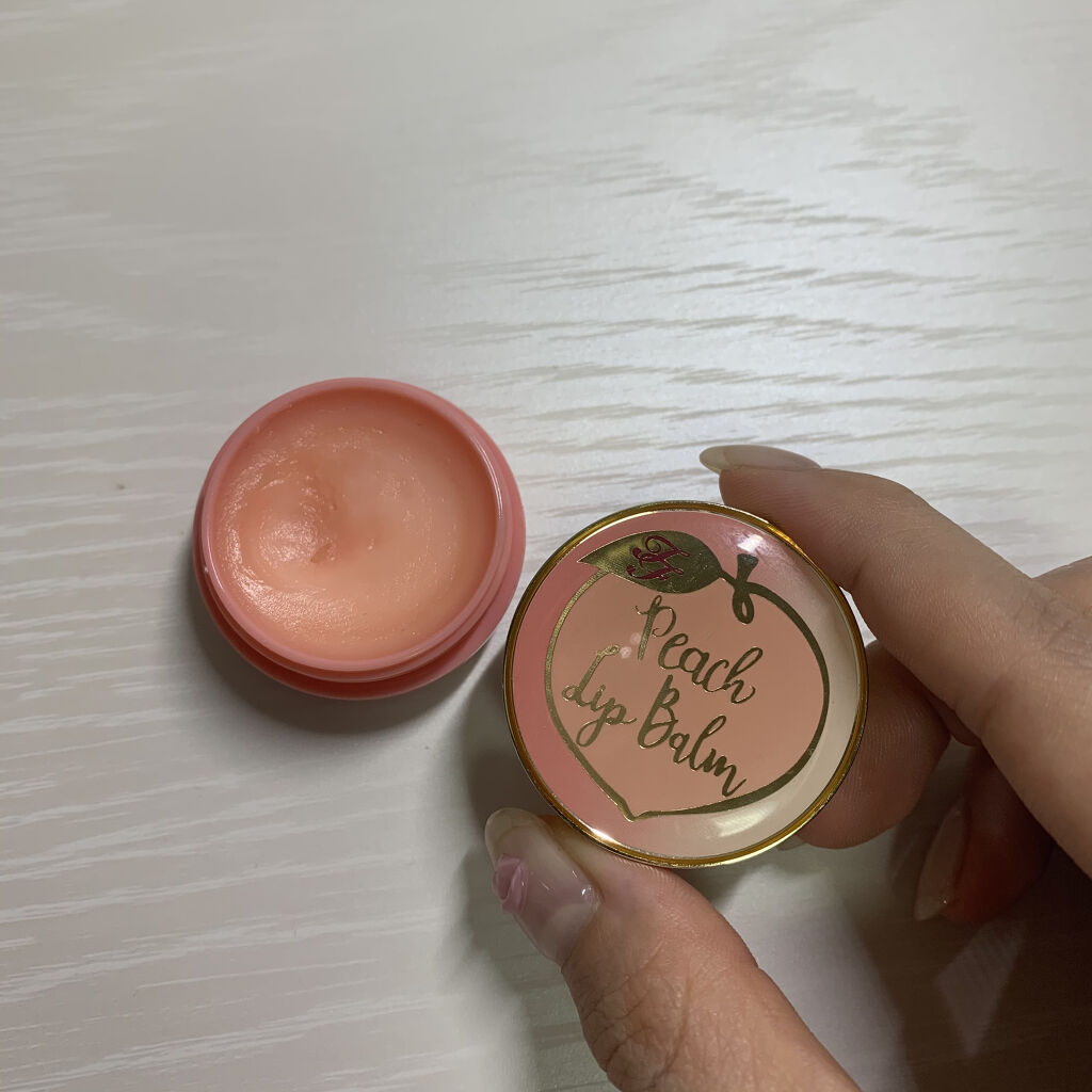 ピーチリップバーム モイスチャー/Too Faced/リップバームを使ったクチコミ（1枚目）