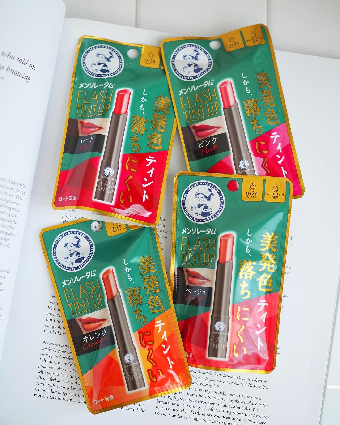 メンソレータム フラッシュティントリップ/メンソレータム/リップティントを使ったクチコミ（2枚目）